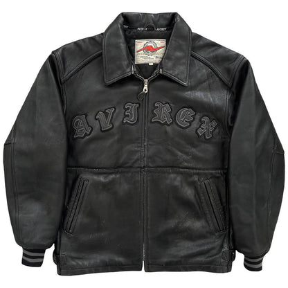 Avirex Leather Varsity Jacket - Known Source