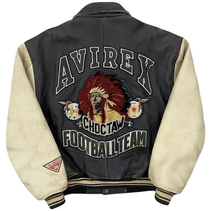 Avirex Leather Varsity Jacket - Known Source