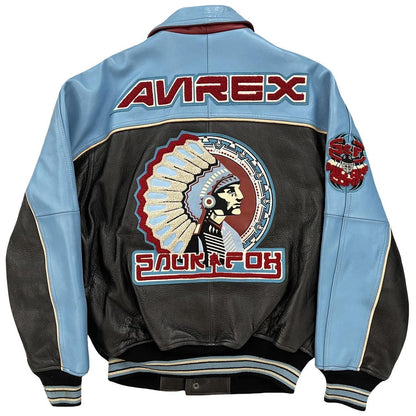 Avirex Leather Varsity Jacket - Known Source