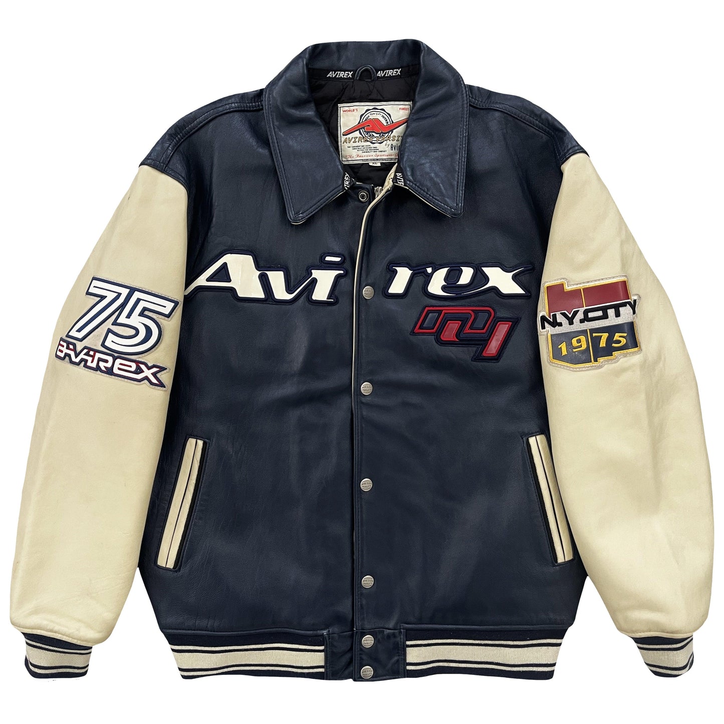 Avirex Leather Varsity Jacket - Known Source