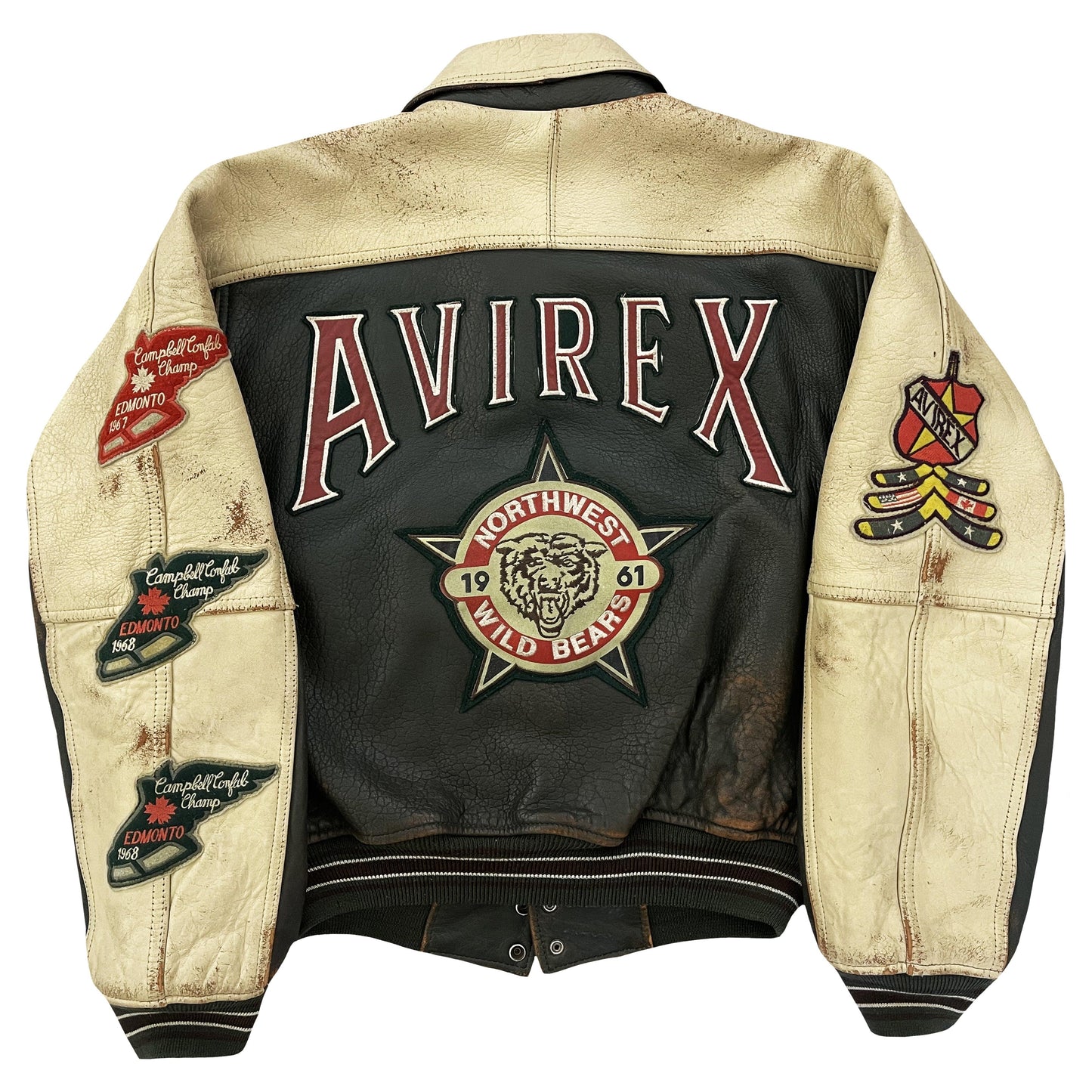 Avirex Leather Varsity Jacket - Known Source