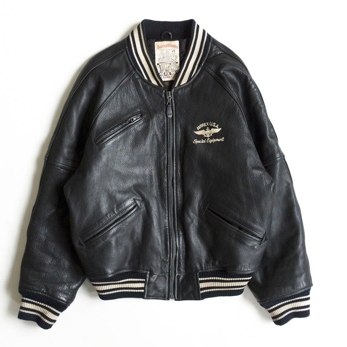 Avirex Leather Varsity Jacket - Known Source