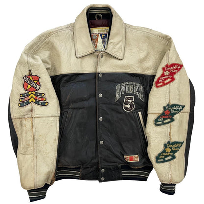 Avirex Leather Varsity Jacket - Known Source