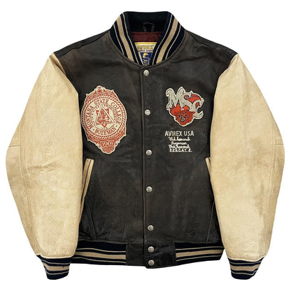 Avirex Leather Varsity Jacket - Known Source