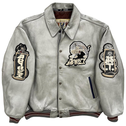 Avirex Leather Varsity Jacket - Known Source