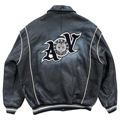 Avirex Leather Varsity Jacket - Known Source