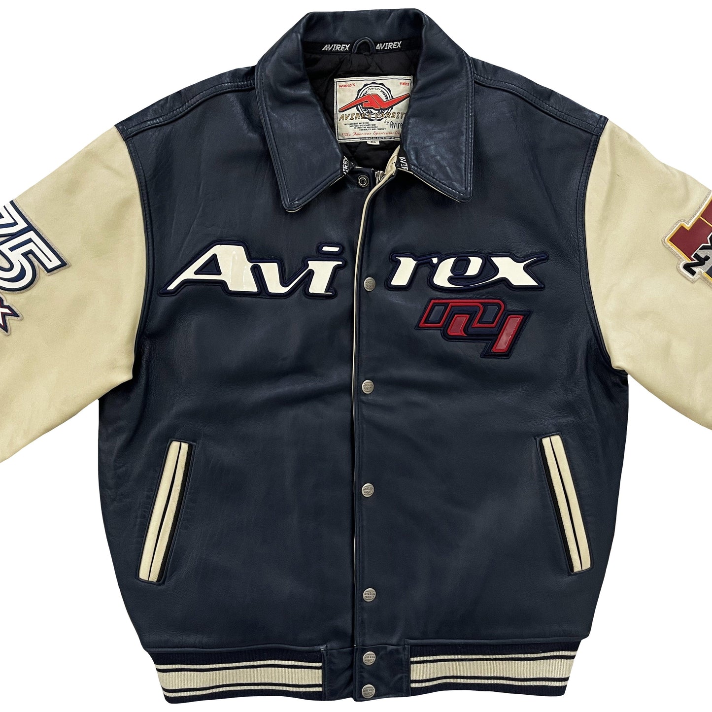 Avirex Leather Varsity Jacket - Known Source