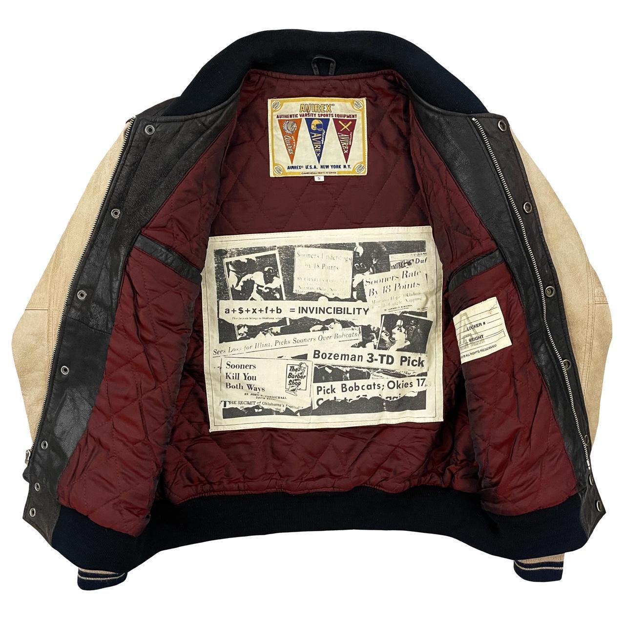 Avirex Leather Varsity Jacket - Known Source