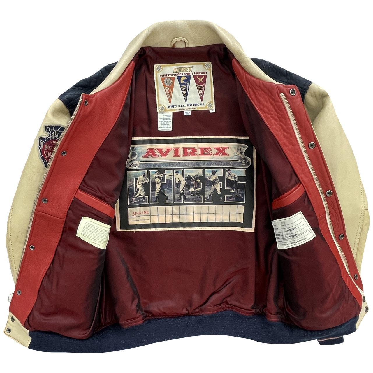 Avirex Leather Varsity Jacket - Known Source