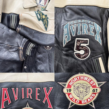 Avirex Leather Varsity Jacket - Known Source