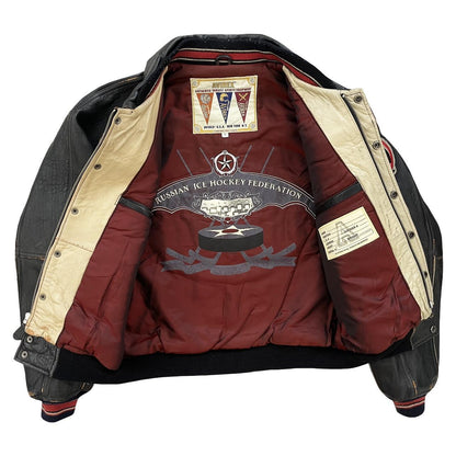 Avirex Leather Varsity Jacket - Known Source