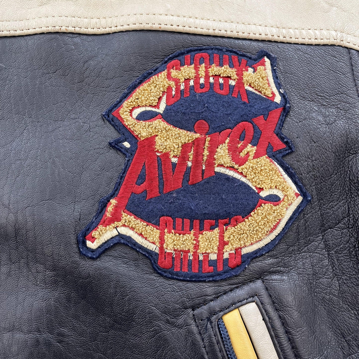 Avirex Leather Varsity Jacket - Known Source