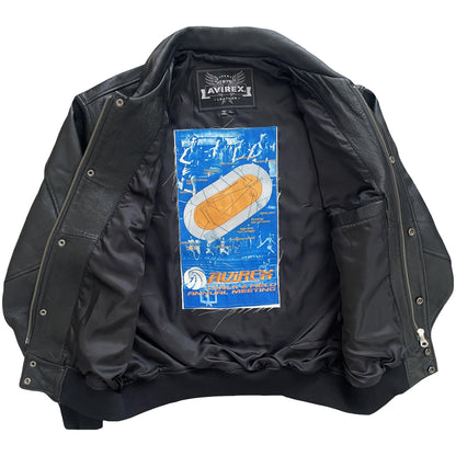 Avirex Leather Varsity Jacket - Known Source