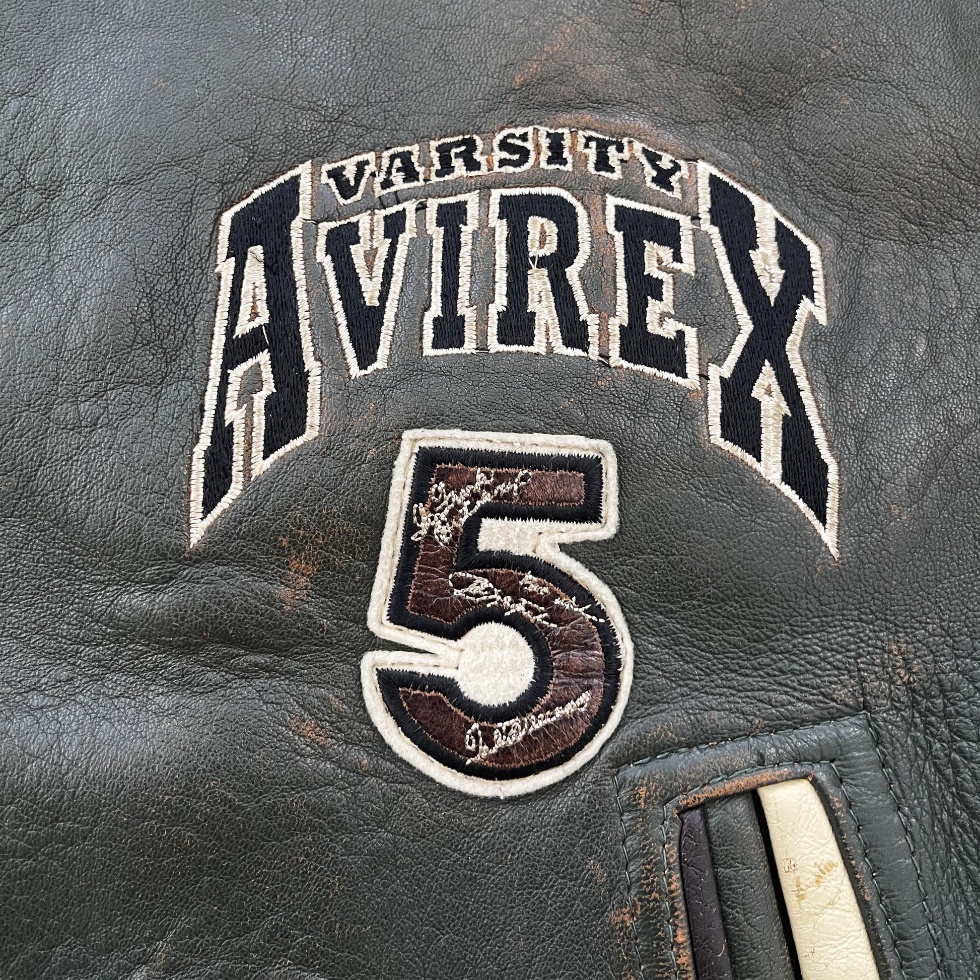 Avirex Leather Varsity Jacket - Known Source