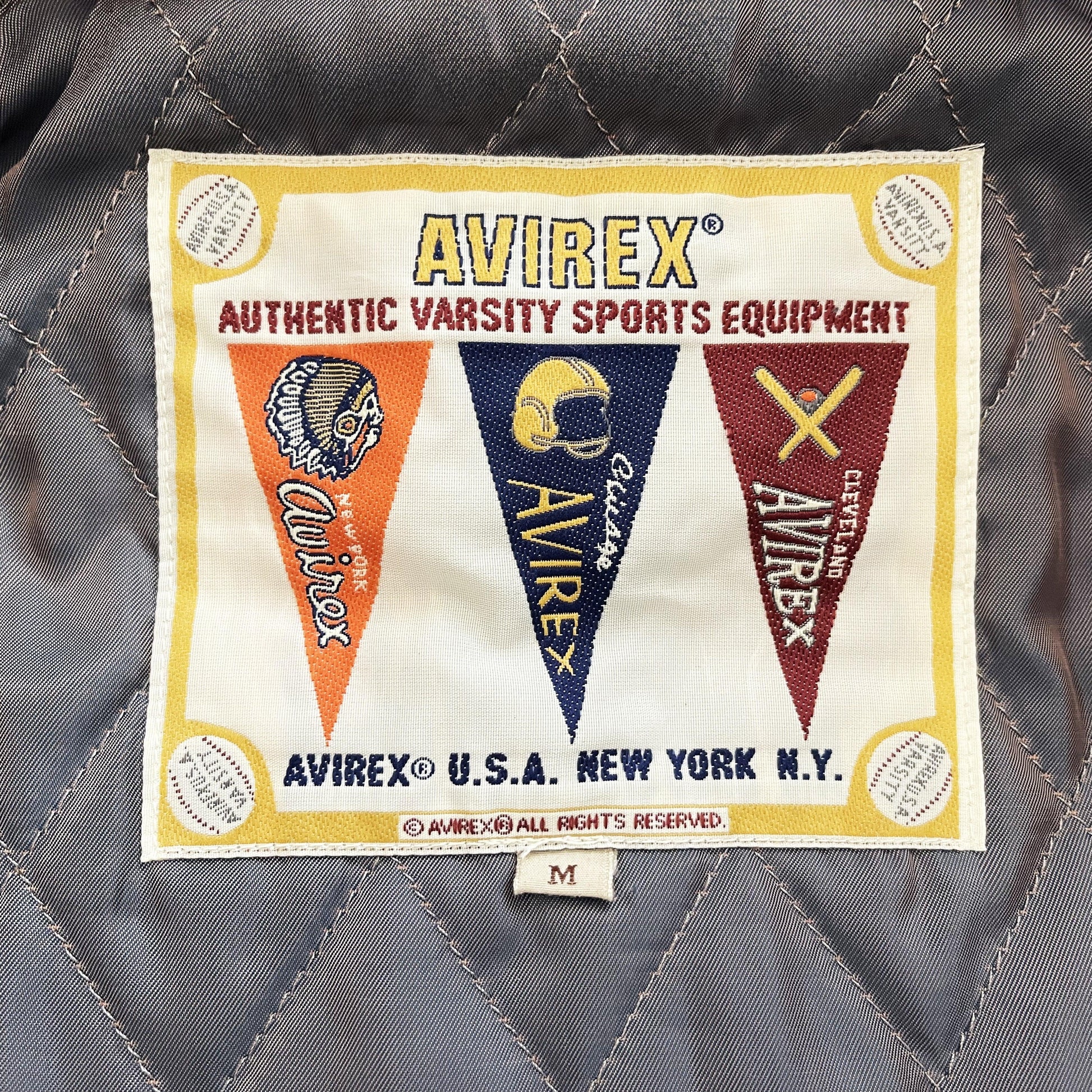 Avirex Leather Varsity Jacket - Known Source