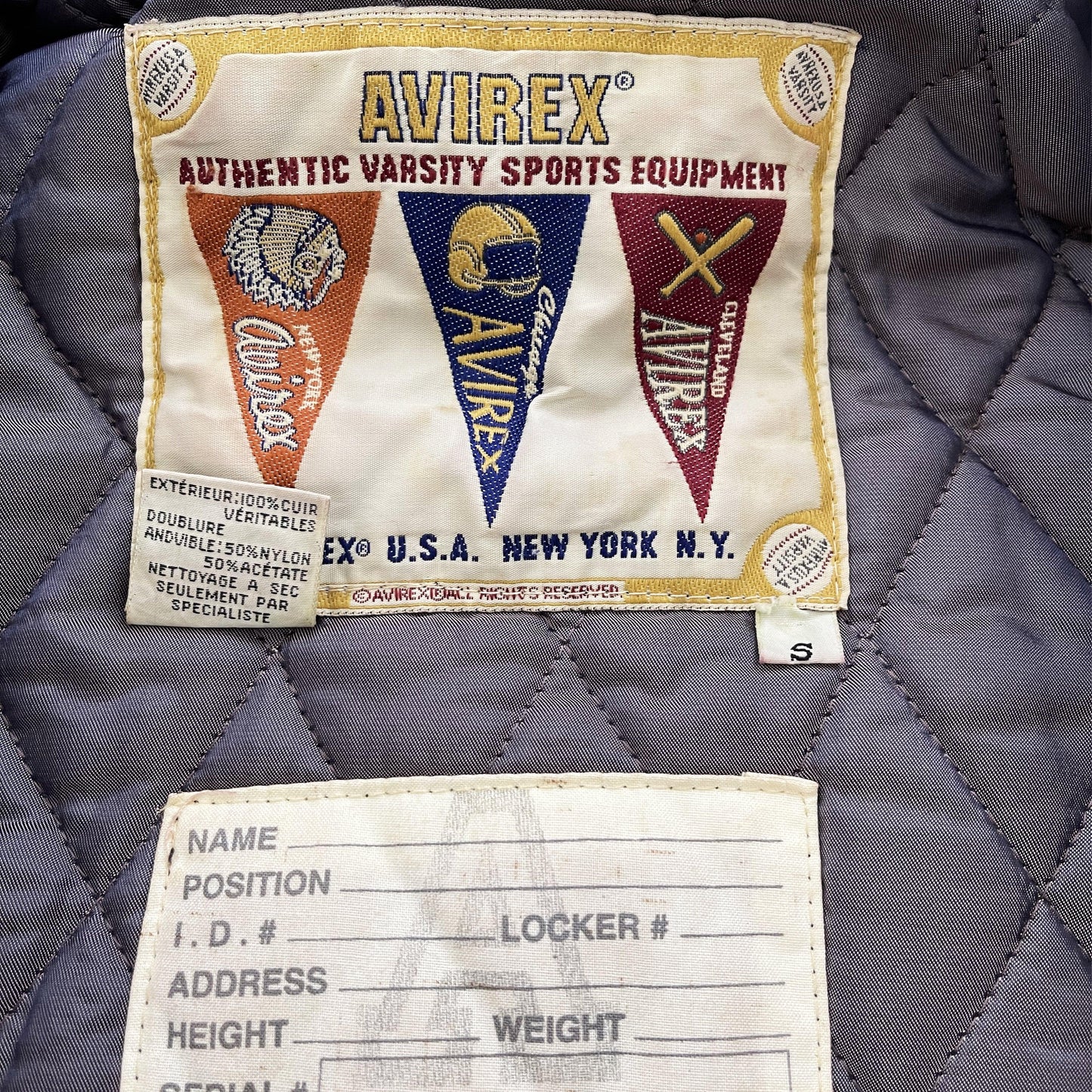 Avirex Leather Varsity Jacket - Known Source