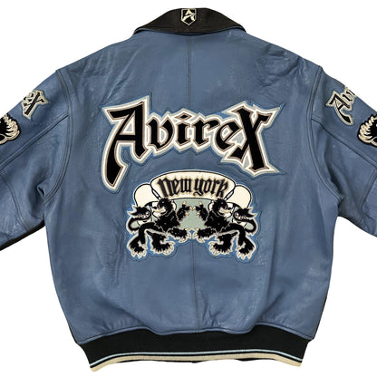 Avirex Lions Leather Varsity Jacket - Known Source