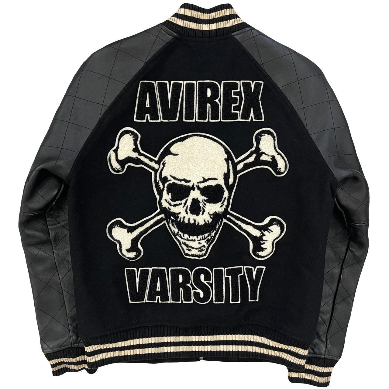 Avirex Skull & Crossbone Varsity Jacket - Known Source