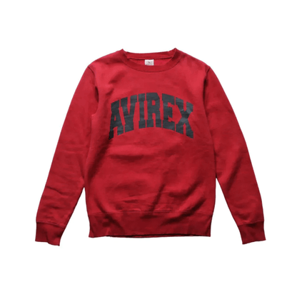 AVIREX SPELLOUT SWEATER (M) - Known Source