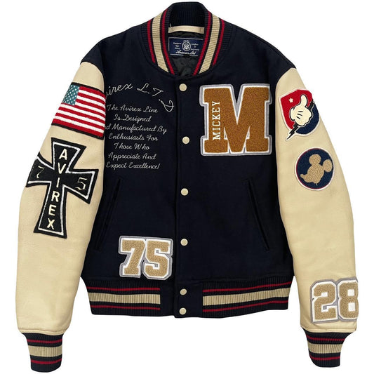 Avirex x Mickey Mouse Varsity Jacket - Known Source