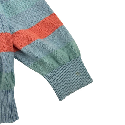 Vintage Lacoste Striped Knit Jumper Size L - Known Source