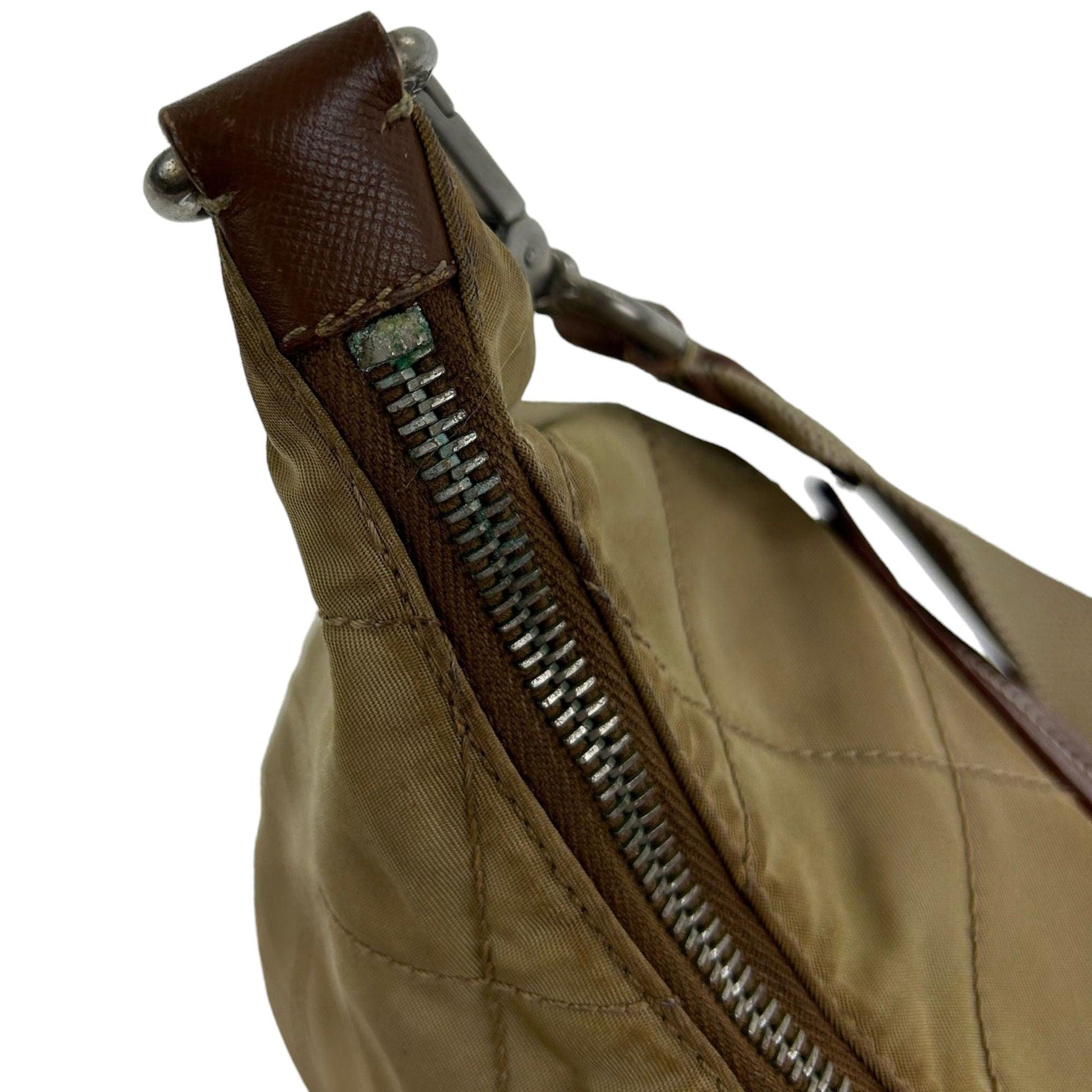 Vintage Prada Quilted Nylon Shoulder Bag - Known Source