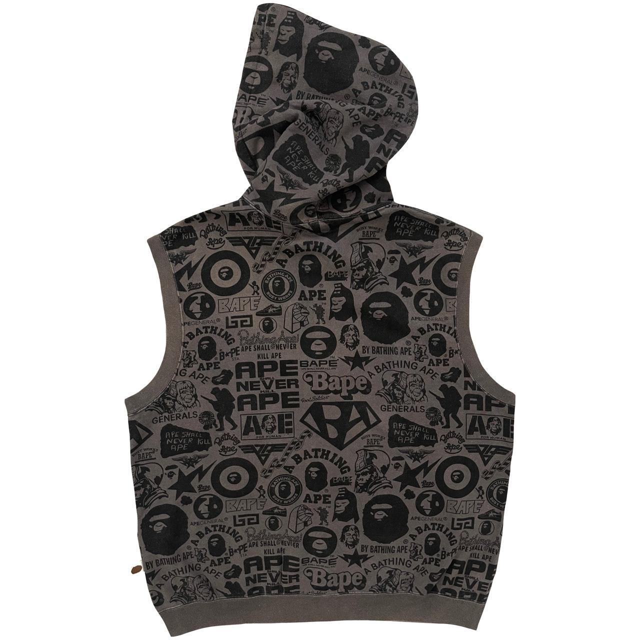 Bape All Over Print Sleeveless Hoodie - Known Source