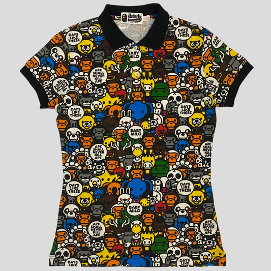 Bape Baby Milo and friends Polo - XS/S - Known Source
