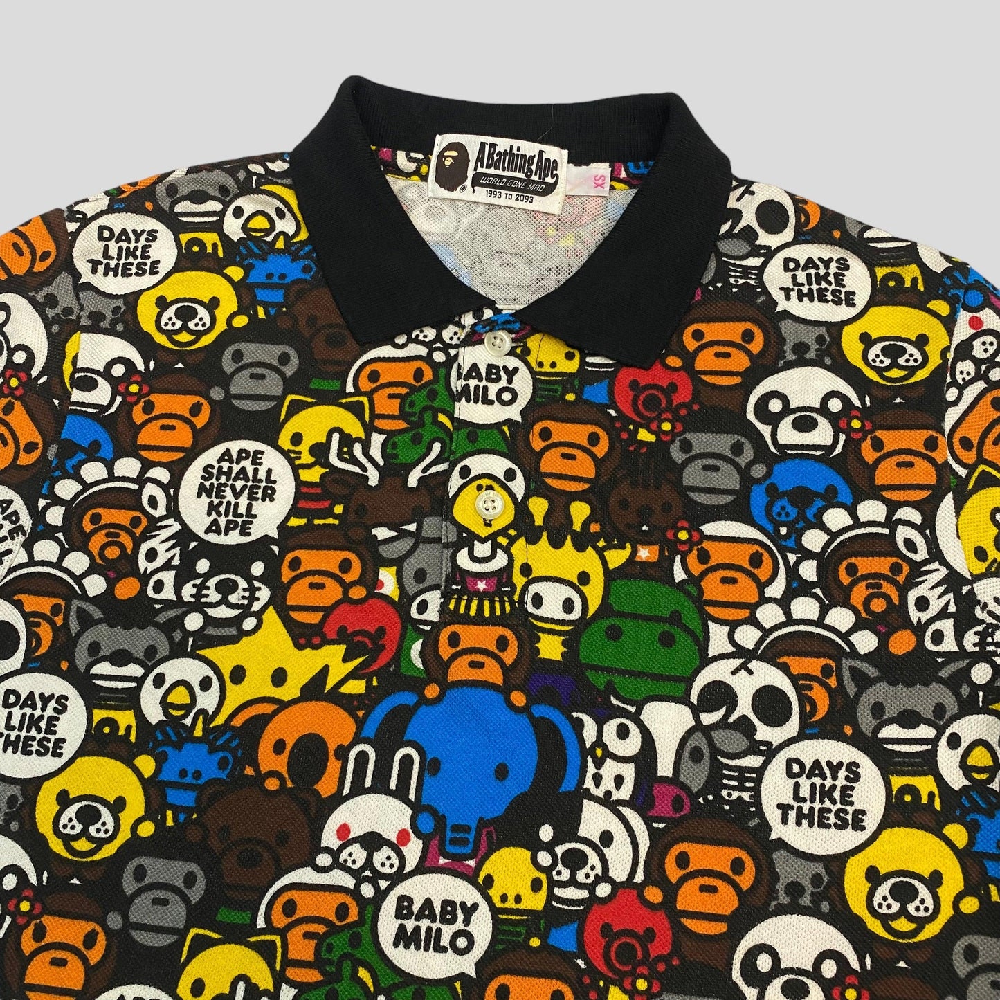 Bape Baby Milo and friends Polo - XS/S - Known Source