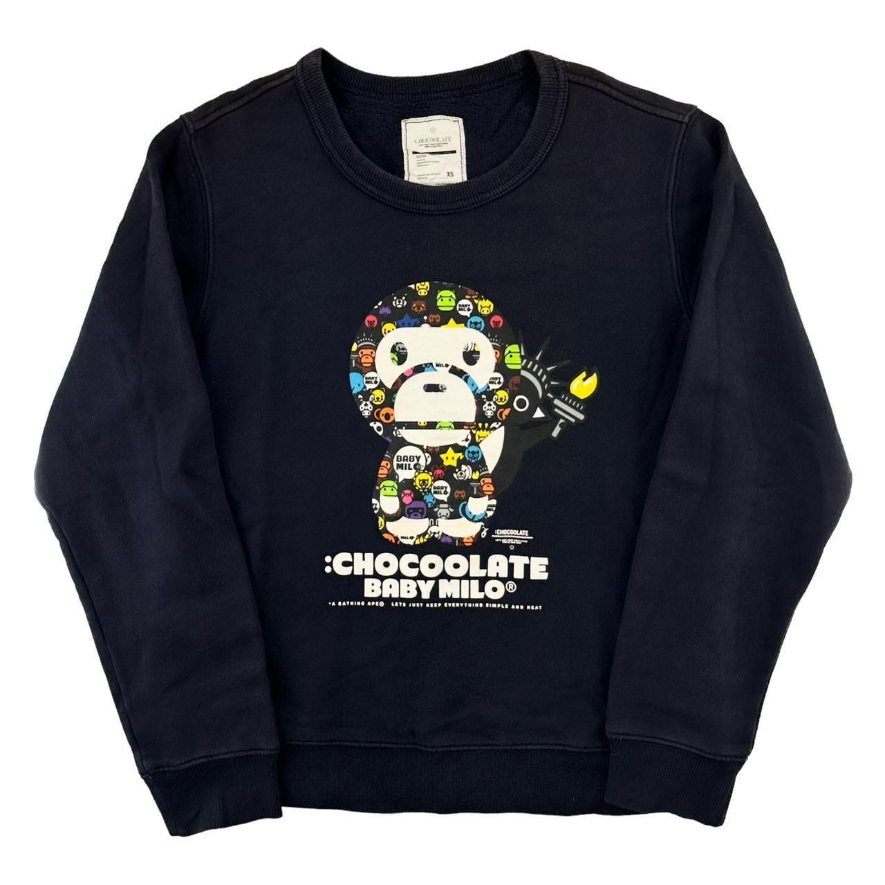 Bape baby Milo chocolate jumper sweatshirt size XS - Known Source