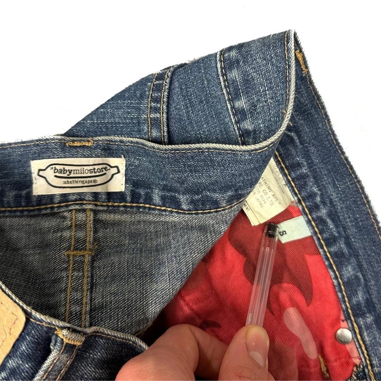 Bape Baby Milo Sad Face Jeans ( S / W30 ) - Known Source