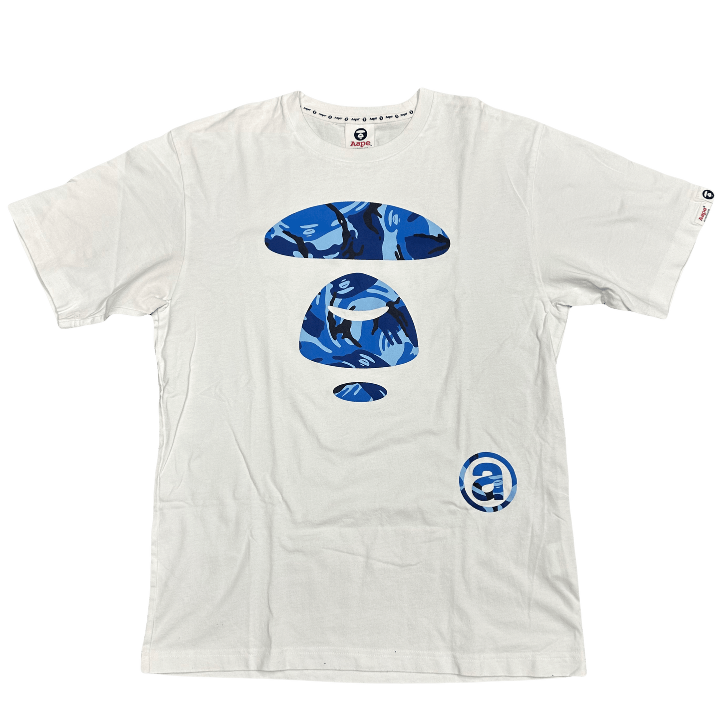 Bape Blue Camo Face T-Shirt ( M ) - Known Source