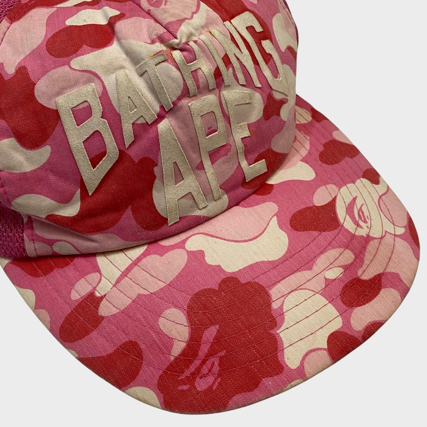 Bape OG ‘06 Pink Camo Trucker Cap - One Size - Known Source