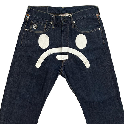 Bape Sad Face Jeans - Known Source