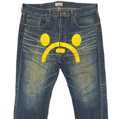 Bape Sad Face Jeans - Known Source