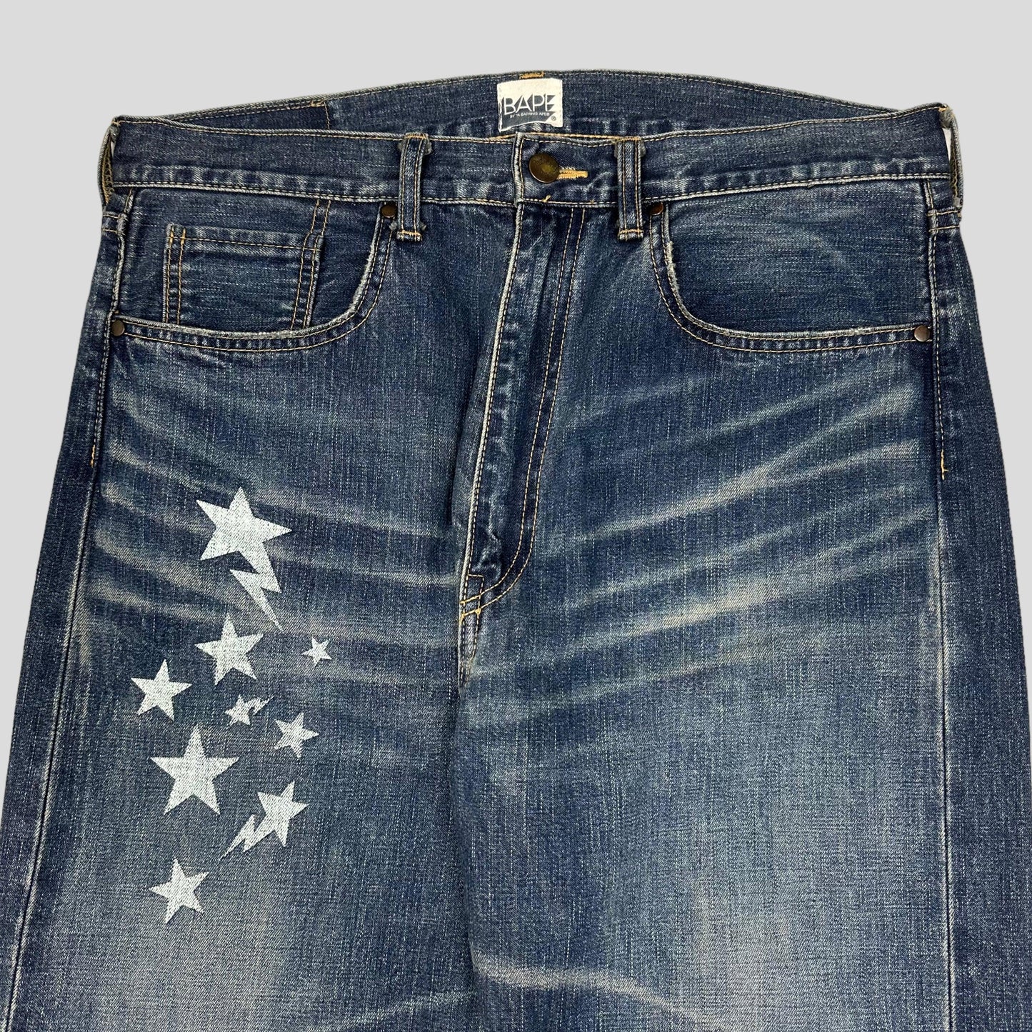 Bape Sta early 00’s Star Jeans - 34 - Known Source