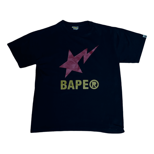 Bape Sta Logo A Bathing Ape T-shirt (L) - Known Source