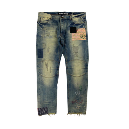 BILLIONAIRE BOYS CLUB PATCH DENIM - Known Source