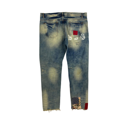 BILLIONAIRE BOYS CLUB PATCH DENIM - Known Source