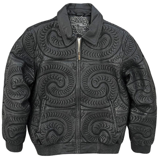 Bubble Well Quilted Leather Bubble Jacket - Known Source