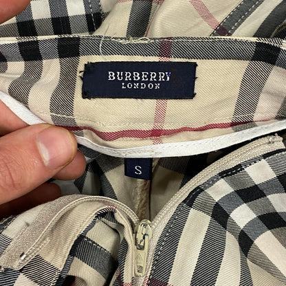 Burberry 00’s Nova Check 3/4 Capri Trousers - 10-12 - Known Source