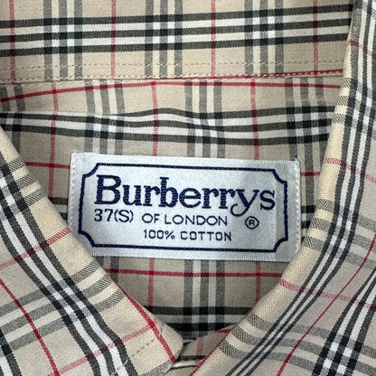 Burberry 90’s Nova Check LS Shirt - S/M - Known Source