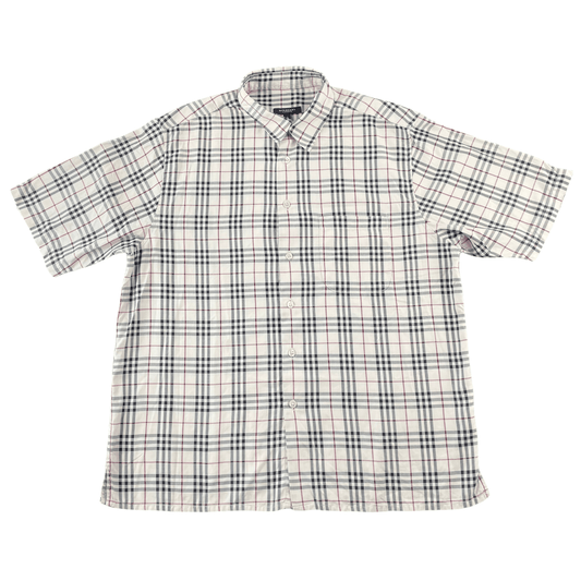 Burberry nova check button shirt size L - Known Source