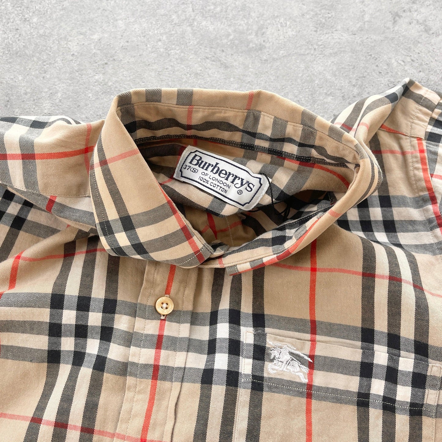 Burberry’s 1990s nova check shirt (S) - Known Source