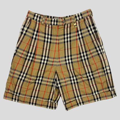 Burberrys 1980’s Nova Check Shorts - W30 / 12 - Known Source