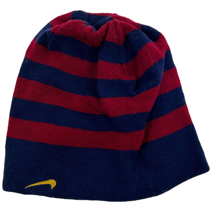 Vintage Nike Striped Beanie Hat - Known Source