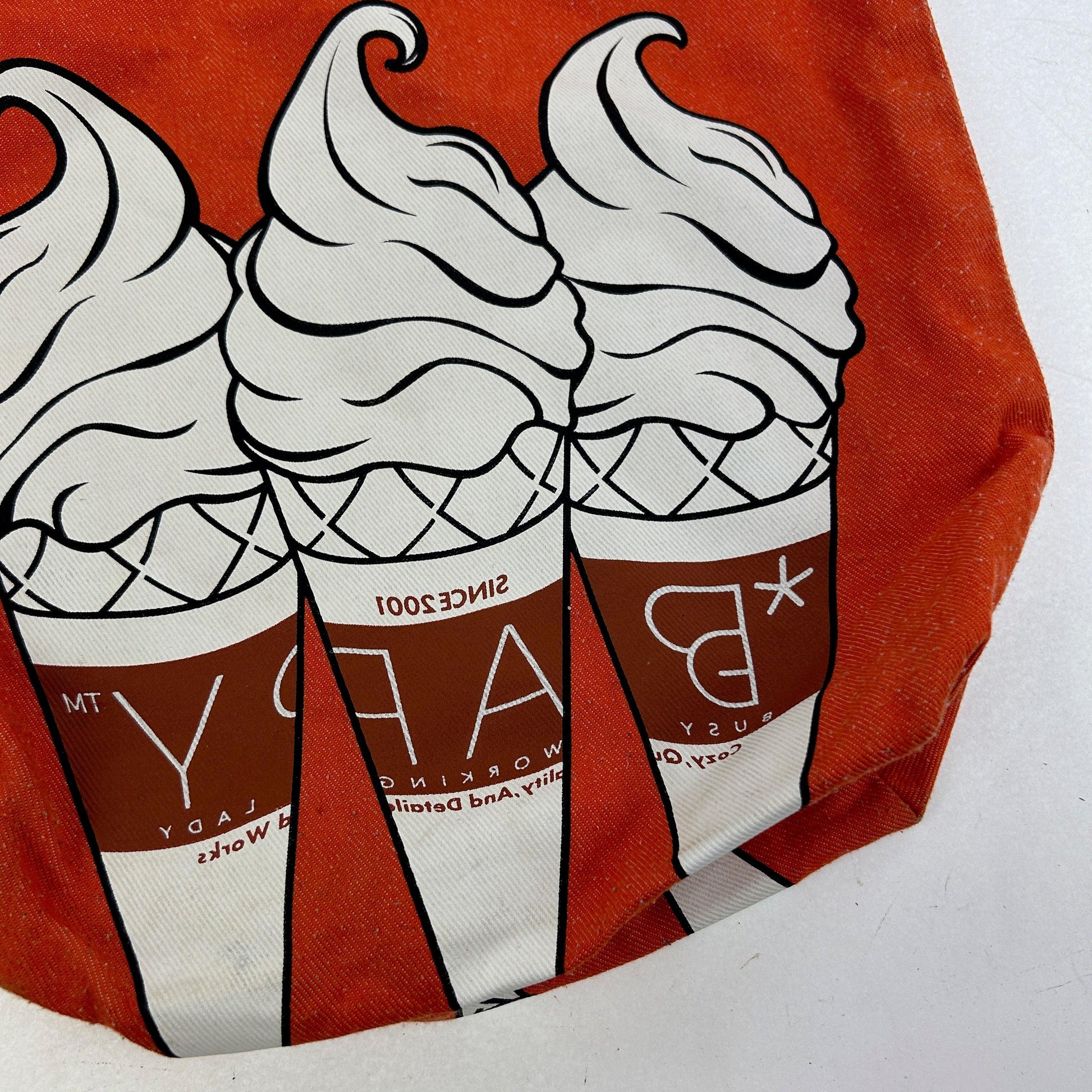 Vintage BAPE Ice Cream Pattern Tote Bag - Known Source