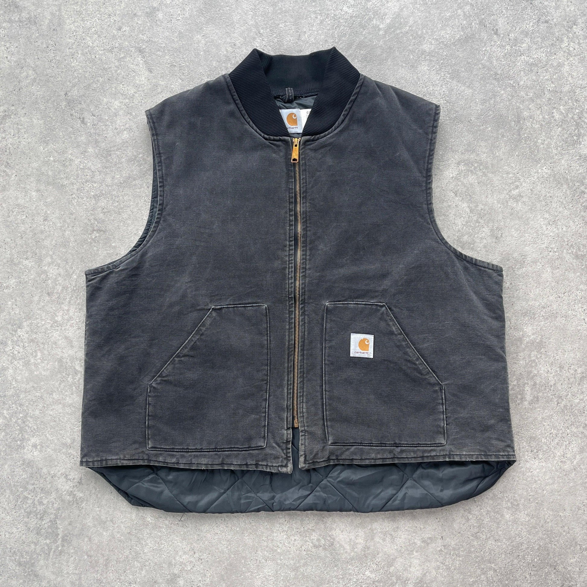 Carhartt 1994 heavyweight quilted vest jacket (XXL) - Known Source