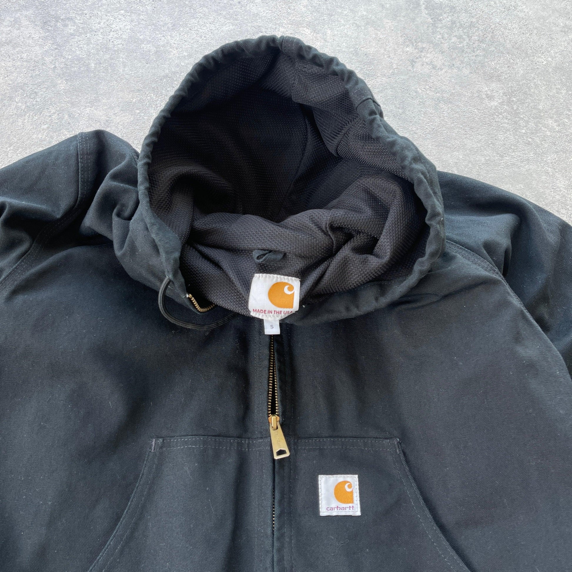 Carhartt 2000s heavyweight hooded active jacket (S) - Known Source