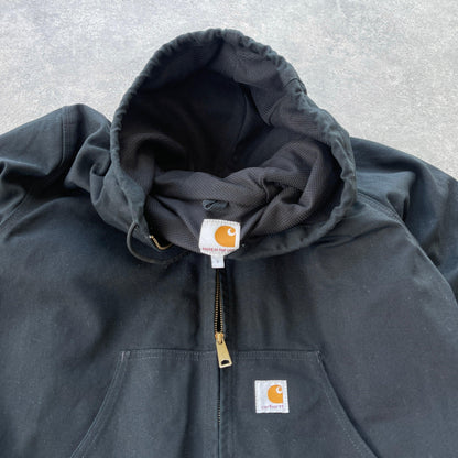 Carhartt 2000s heavyweight hooded active jacket (S) - Known Source